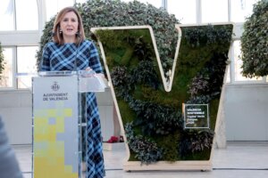 María José Catalá presenta los actos de Valencia Capital Verde Europea en el Palau de la Música